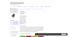 Desktop Screenshot of musik-instrument.se